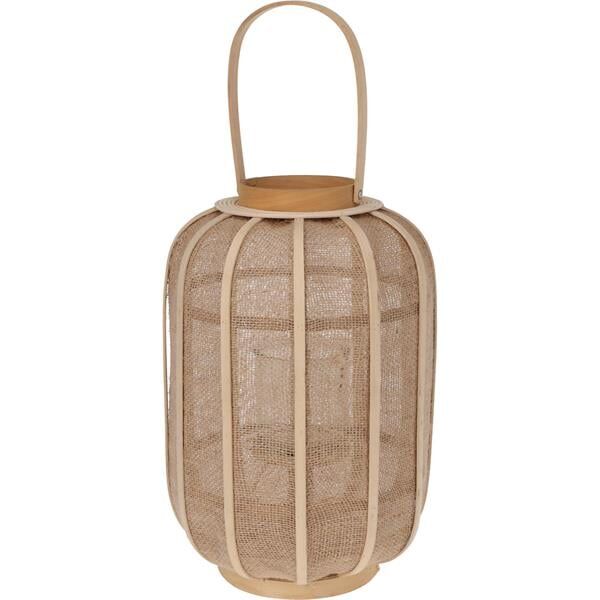 Fileli Doğal Rattan Lantern - Büyük